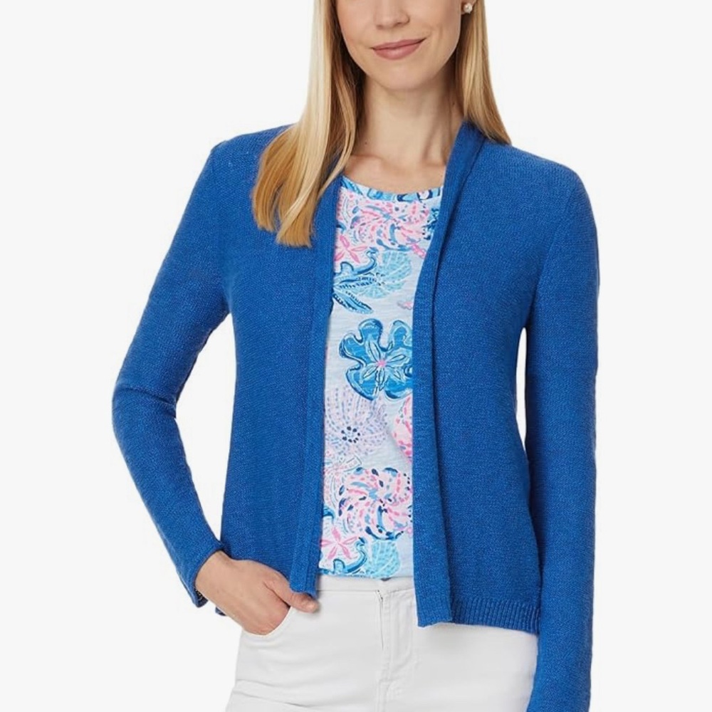 Lilly Pulitzer Blue Cardigan Sweater
